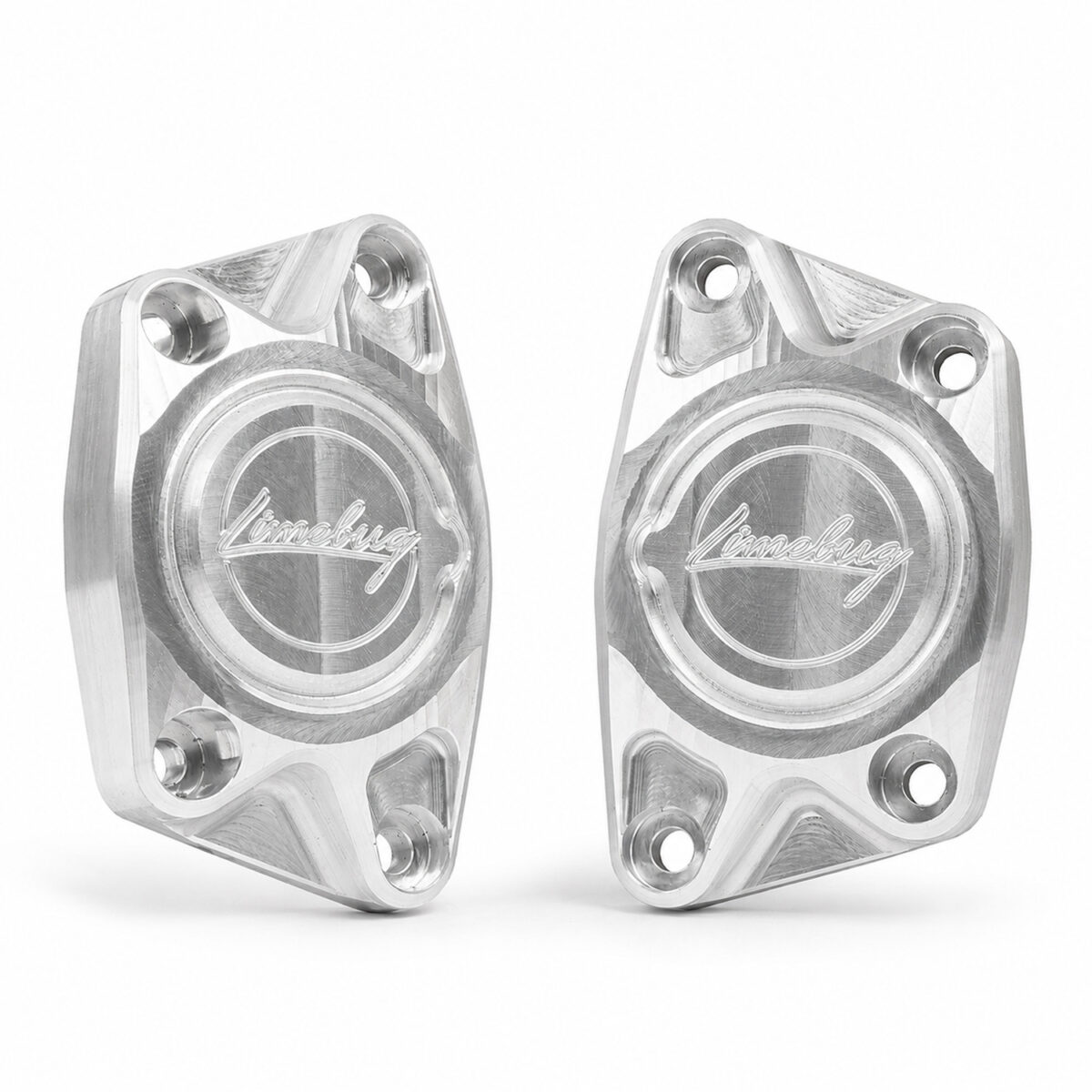 Beetle / Ghia / Type 3 Billet 6082 CNC Limebug Torsion Bar Spring Plate Covers, Pair
