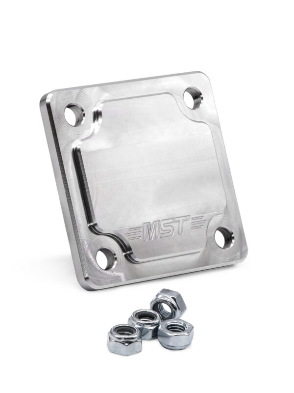 MST Billet Oil Pump Cover Plate Silver