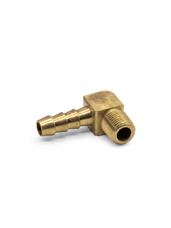 1/4" Pipe Hose to 1/8" 27NPT Brass Barbed Elbow Fitting Adaptor
