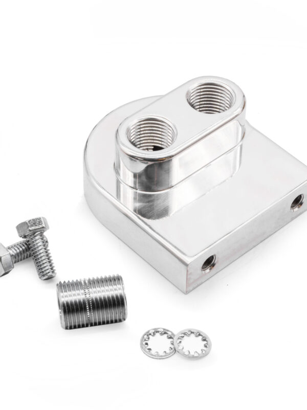 Billet Spin-on Full Flow Oil Filter Mount Bracket