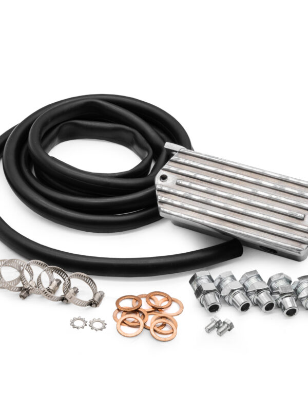 EMPI Engine Breather Box Kit, Polished Aluminium