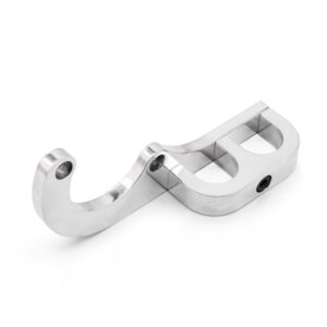 Black Anodized Billet Aluminium Full Flow Oil Hose Bracket Mount