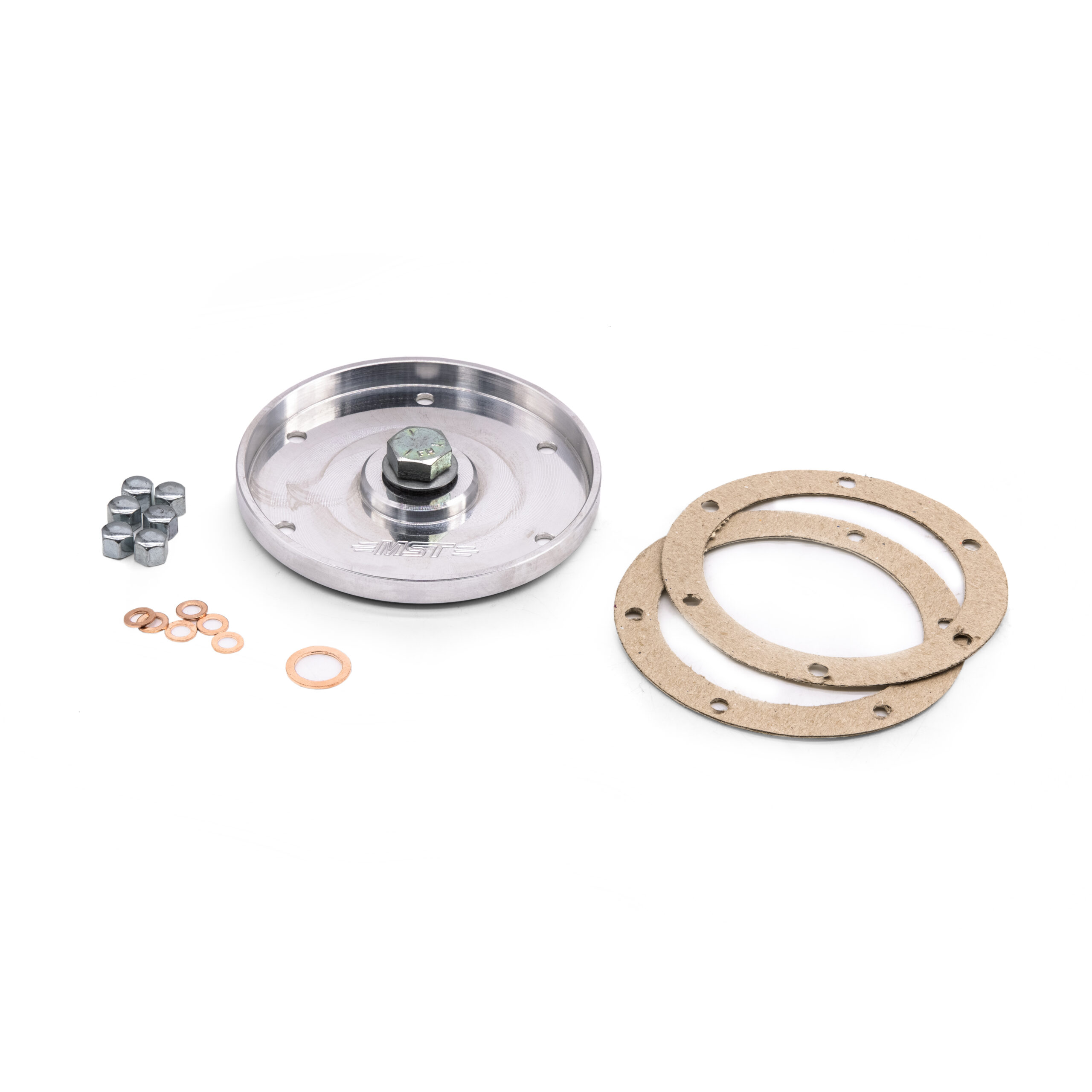 MST Oil Sump Cover Plate (with hardware) Silver