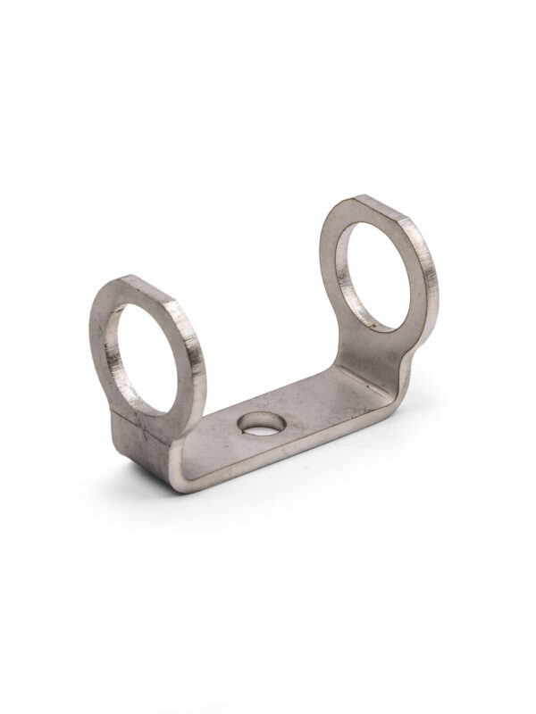 Universal Full Flow Oil Hose Bracket Mount Stainless Steel 20mm Max