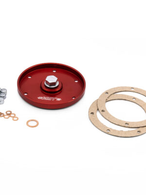 MST Oil Sump Cover Plate (with hardware) Red