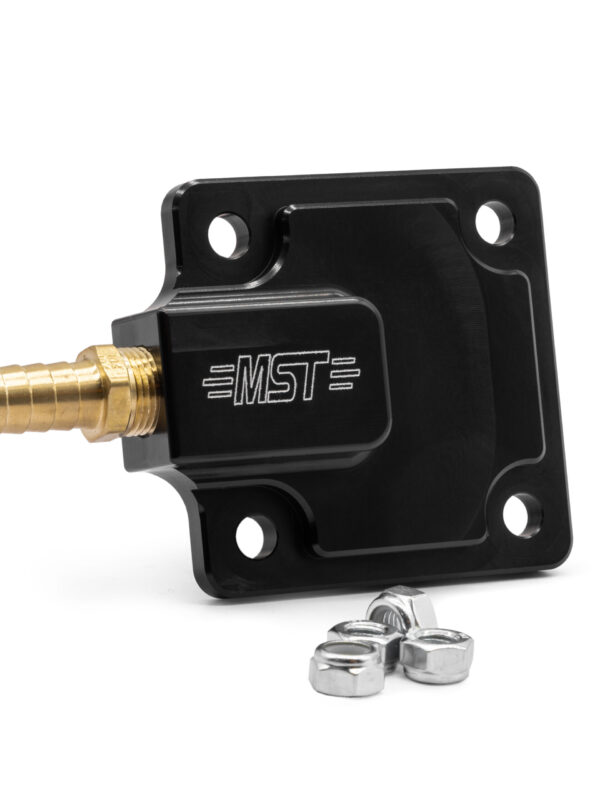 MST Full Flow Oil Pump Cover Plate (with hardware), Black