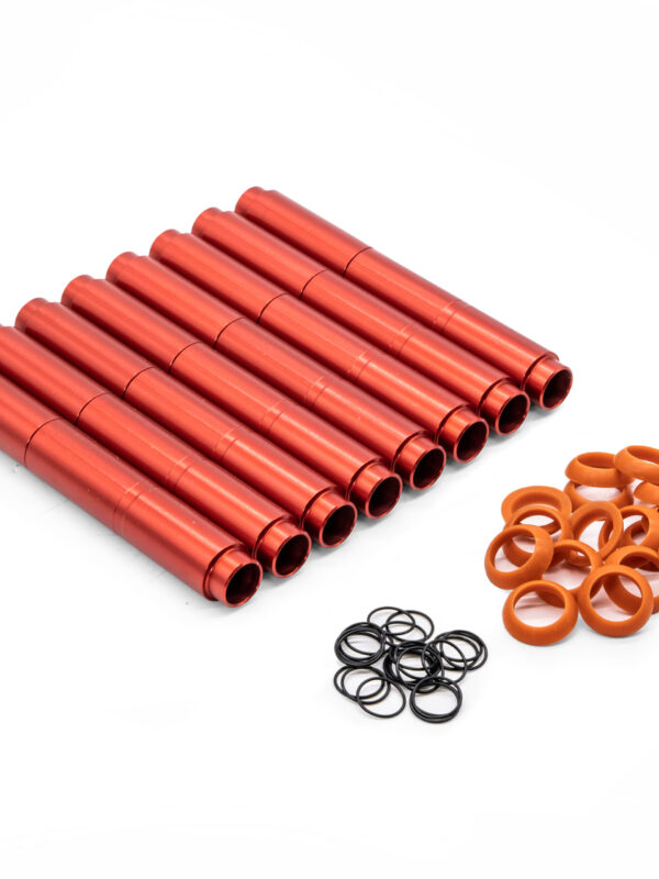 T1 MST Pushrod Tubes Red