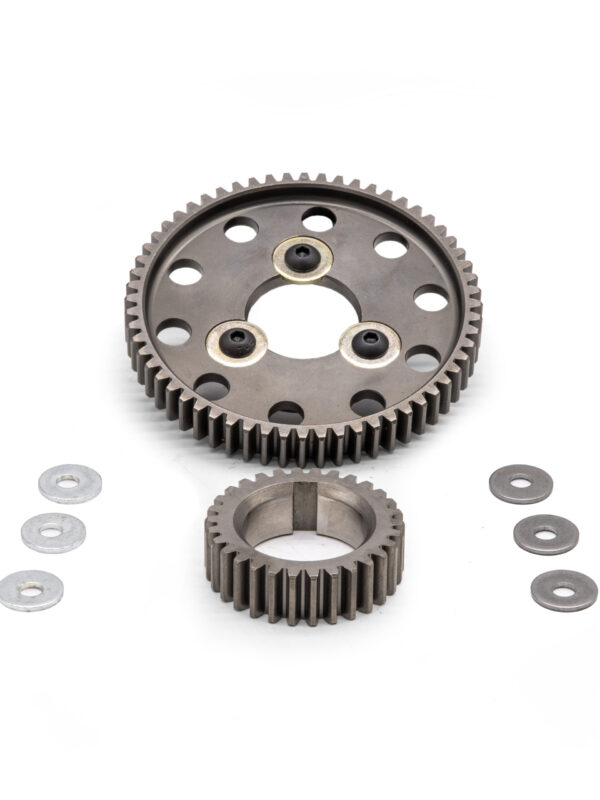 T1 Scat Straight-Cut Cam Gears (w/Adj Washers) Hi Rev