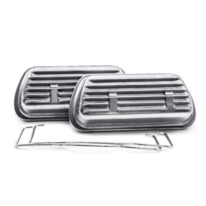 Type 1 Cast Aluminium Valve Rocker Covers Clip On, with Clips and Gaskets