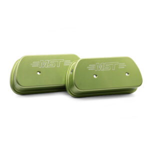MST Limebug Custom High Lift Billet Aluminium Rocker Covers Lime Green