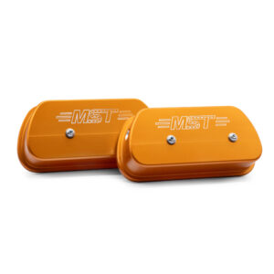 MST High Lift Billet Aluminium Rocker Covers Orange