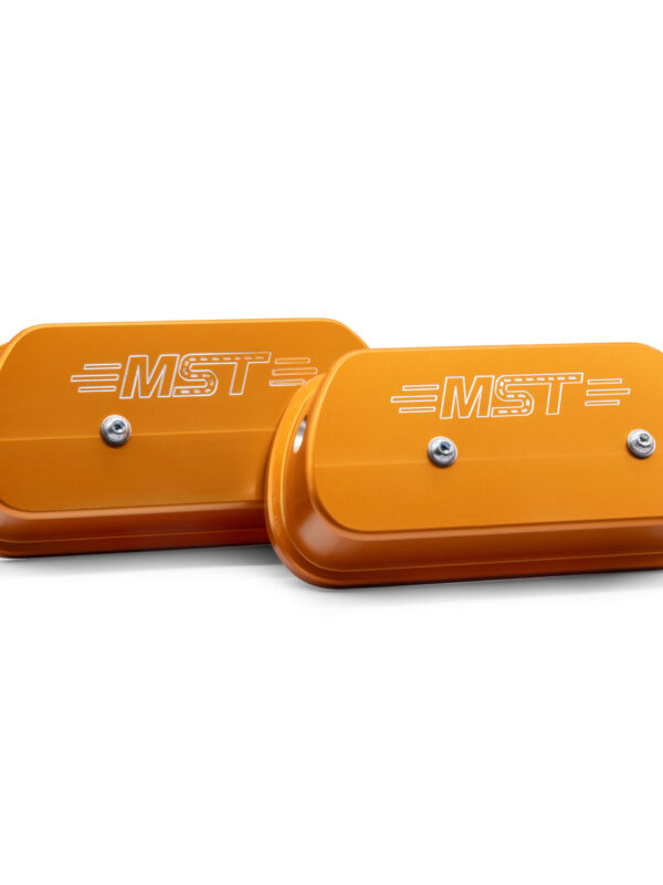 MST High Lift Billet Aluminium Rocker Covers Orange