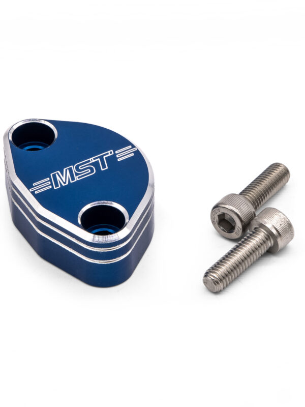 T1 MST Fuel Pump Block Off Blue