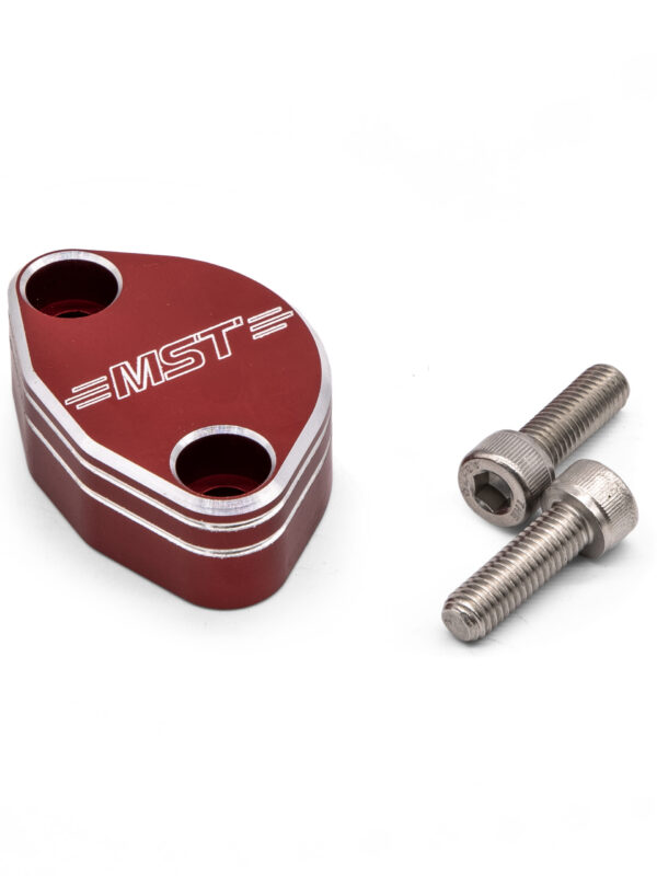 T1 MST Fuel Pump Block Off Red