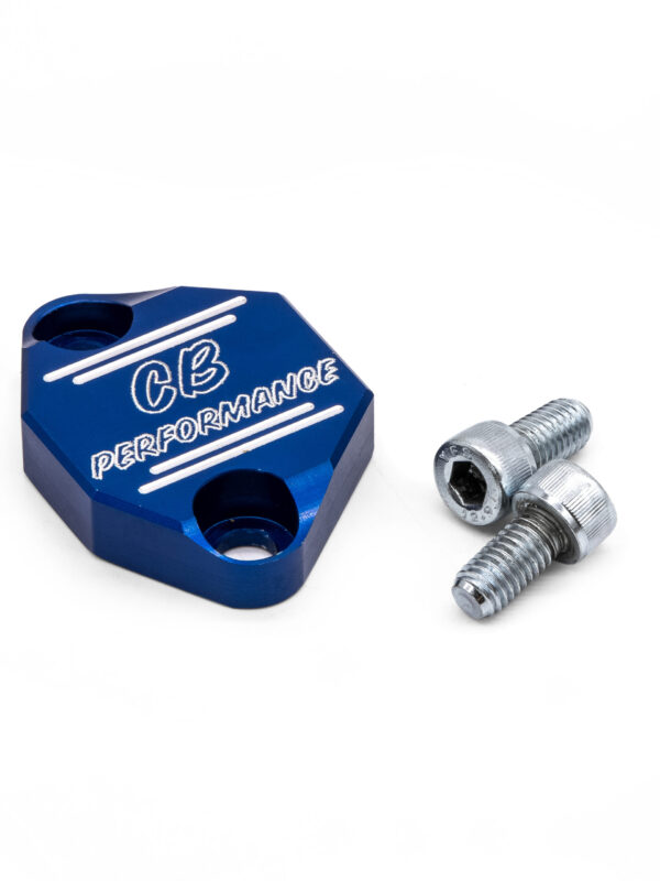 T1 CB Blue Billet Fuel Pump Block Off