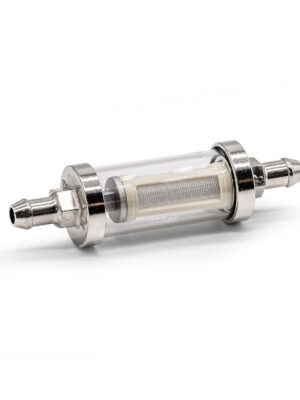 Glass Fuel Filter w/9.4mm Ends See Through