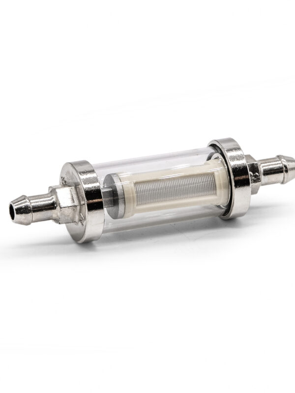 Glass Fuel Filter w/9.4mm Ends See Through