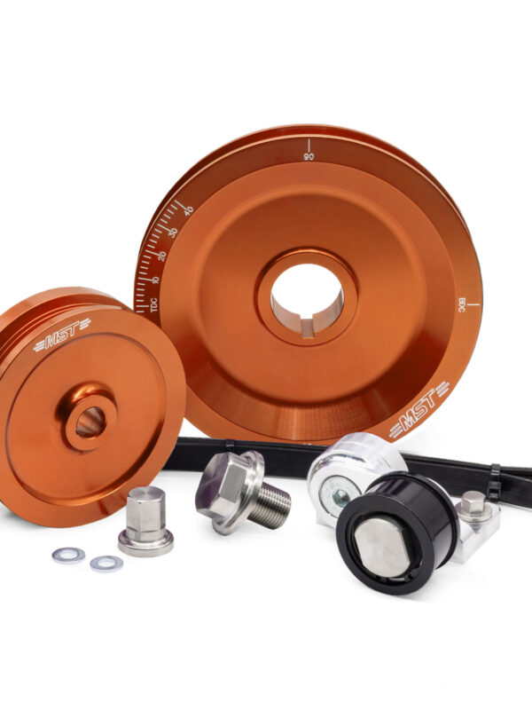 MST Solid Serpentine Pulley Kit, Orange