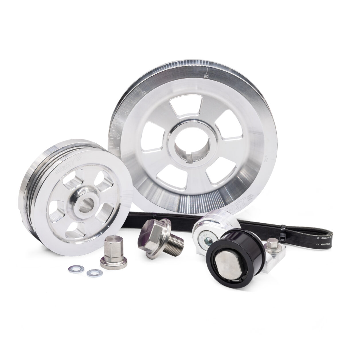 MST Renegade Serpentine Pulley Kit, Silver