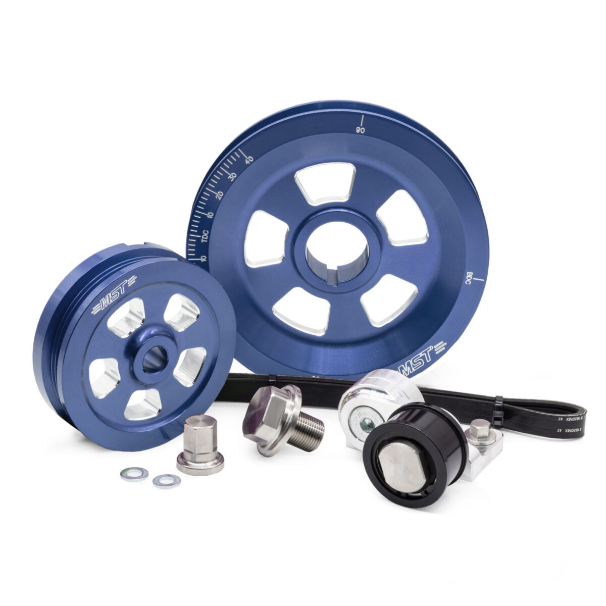 MST Renegade Serpentine Pulley Kit, Blue