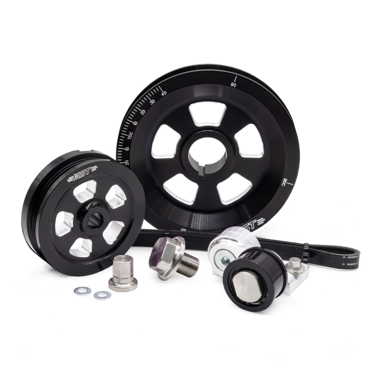 MST Renegade Serpentine Pulley Kit, Black