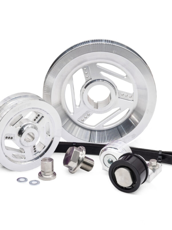 MST Raptor Serpentine Pulley Kit, Silver
