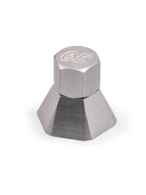 CB Silver Billet Alternator Pulley Hex Nut Kit
