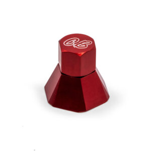 CB Red Billet Alternator Pulley Hex Nut Kit