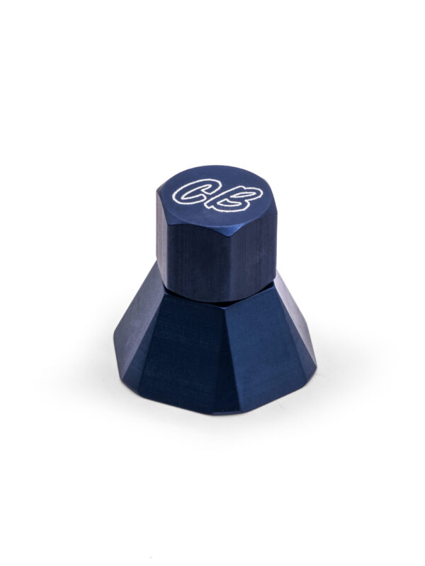CB Blue Billet Alternator Pulley Hex Nut Kit