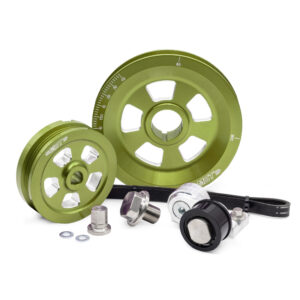 MST Renegade Serpentine Pulley Kit, Lime Green, Limebug Signature