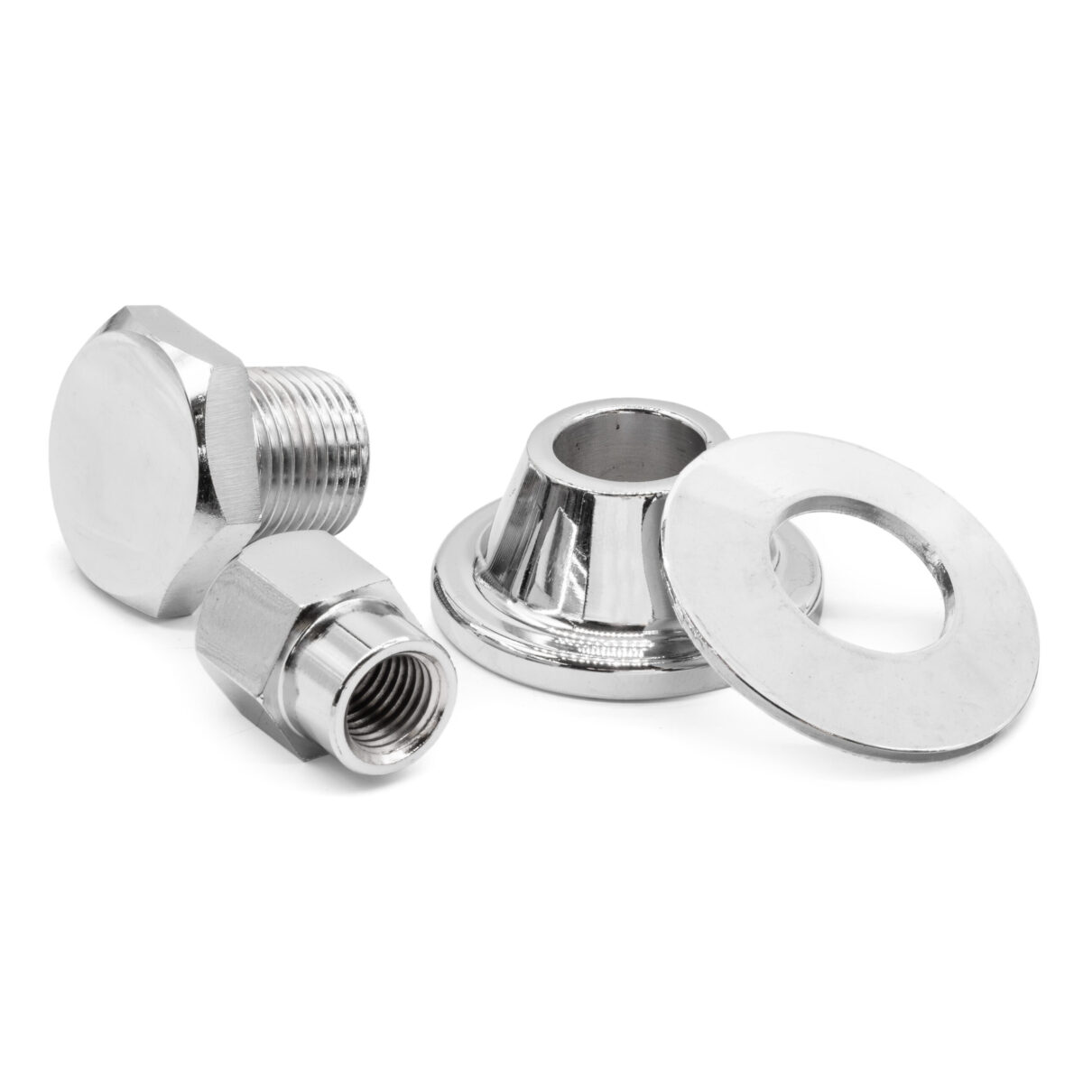 T1 Crank & Top Pulley Alt / Gen Bolts, Chrome