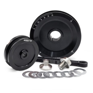 MST Solid FAT V Power Belt Pulley Kit, Black
