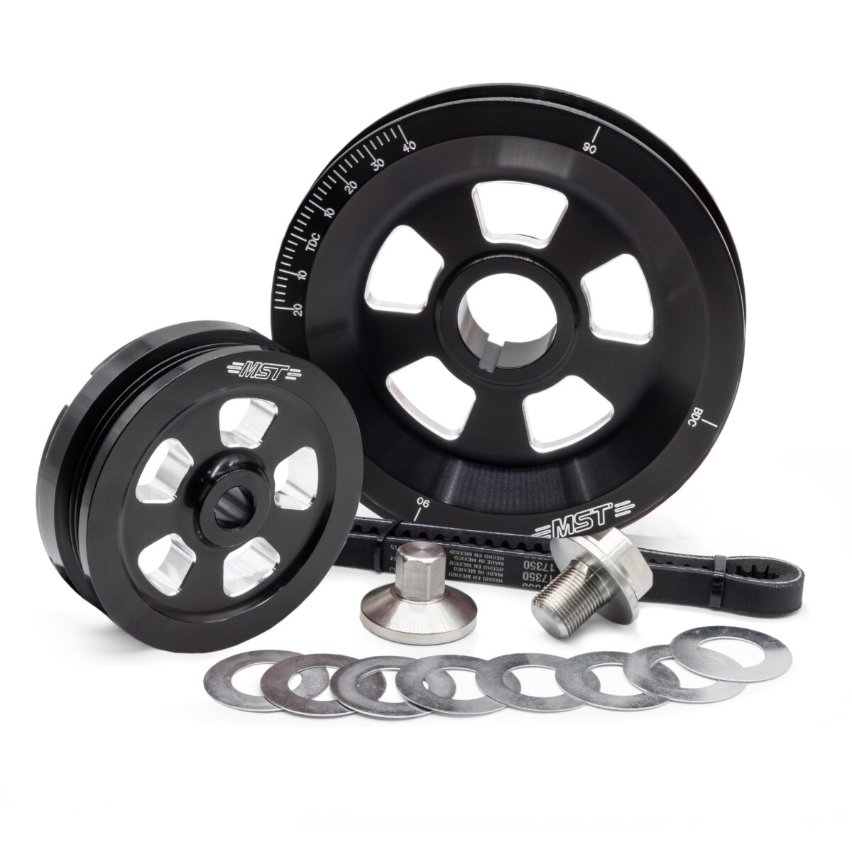 MST Renegade FAT V Power Belt Pulley Kit, Black