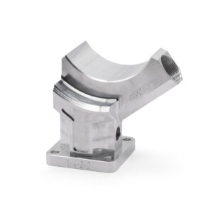 MST Billet Aluminum Alternator Generator Stand Plinth Clear