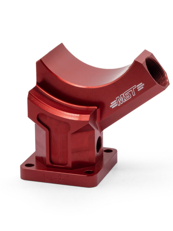 MST Billet Aluminum Alternator Generator Stand Plinth Red