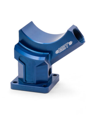 MST Billet Aluminum Alternator Generator Stand Plinth Blue