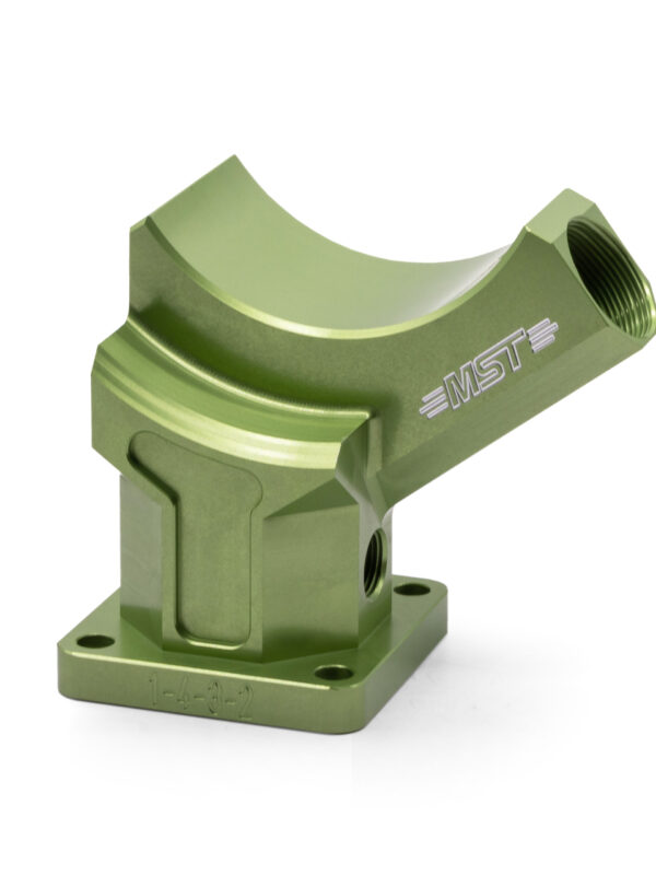 MST Limebug Custom Billet Aluminum Alternator / Generator Stand Plinth, Lime Green