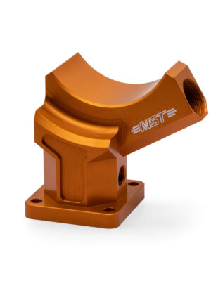 MST Billet Aluminum Alternator Generator Stand Plinth Orange