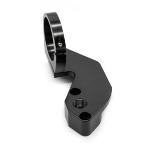 Black Billet Fuel Pump Block Off w Coil Clamp