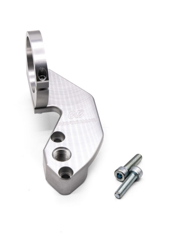 CB Clear Billet Fuel Pump Block Off w/ Coil Clamp