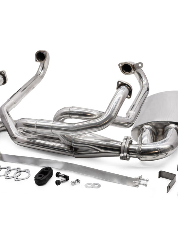 T1 1965-79 Beetle / 1965-67 Split Screen Sidewinder Stainless Steel Full Exhaust System