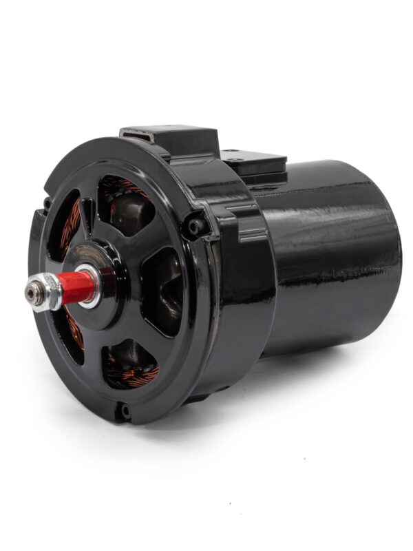 T1 60 Amp Black Stealthinator Alternator w/ Regulator, Wiring Delete Smoothed