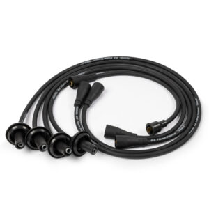Type 1 009 / 034 Pertronix Black 8mm Flamethrower HT Ignition Leads Set
