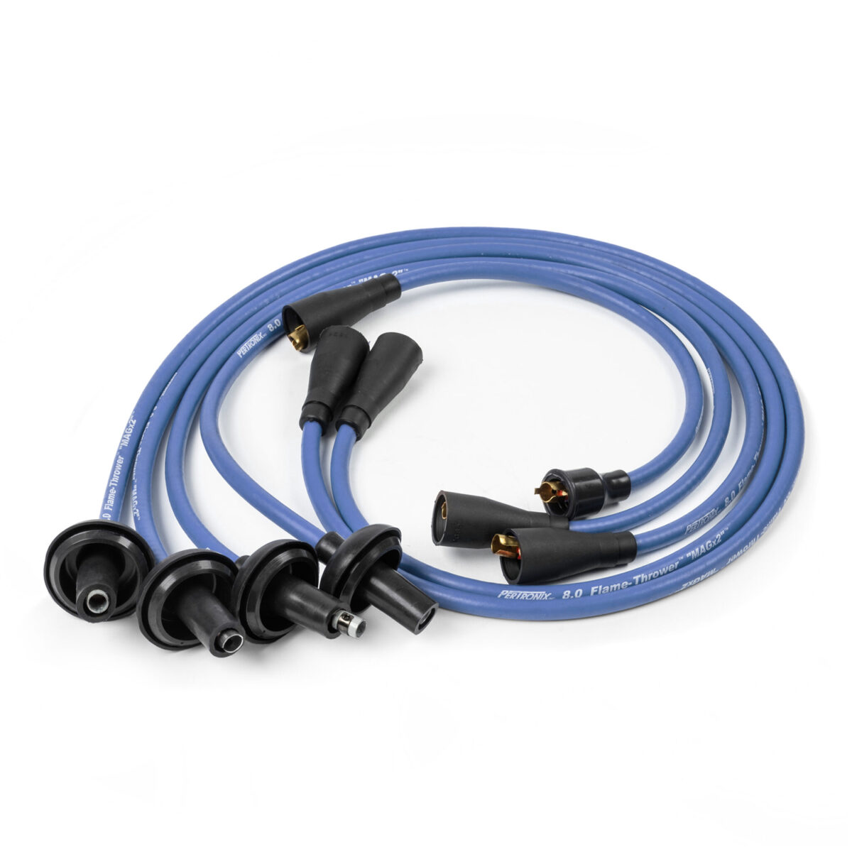 Type 1 009 / 034 Pertronix Blue 8mm Flamethrower HT Ignition Leads Set