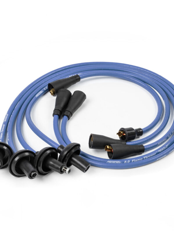 Type 1 009 / 034 Pertronix Blue 8mm Flamethrower HT Ignition Leads Set
