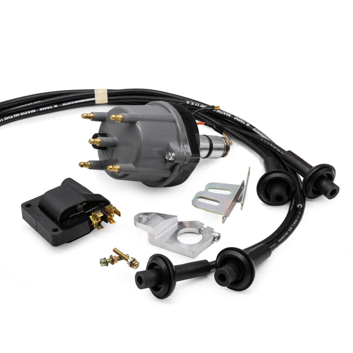 Magnaspark II Complete Ignition Bundle Kit, inc HT Leads, Distributor and Coil