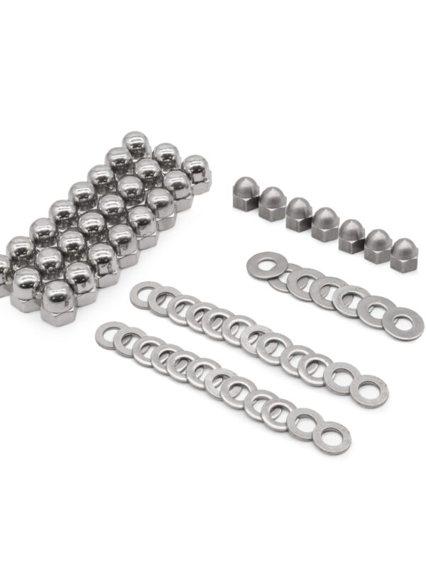 T1 & T2 Split Gearbox Stainless Dome Nut Fastener Kit