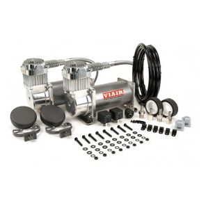 Viair Chrome Dual 380C Air Compressor Kit (200PSI)