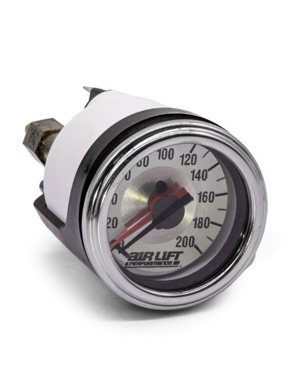 Air Ride Dual Needle Pressure Gauge 200 psi (2-Valve)
