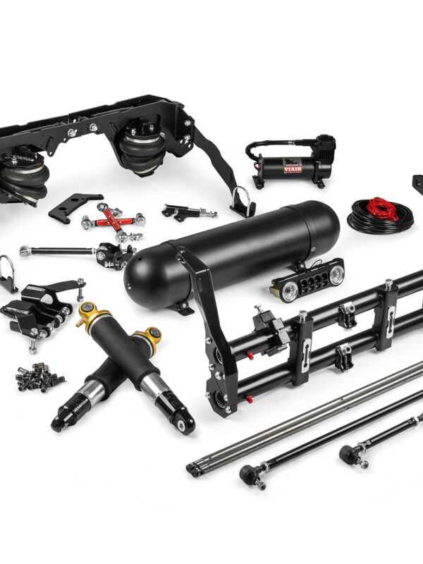 1948-65 Beetle / Ghia 4" Narrowed Link Pin Deluxe Cantilever Swing Axle / IRS Air Ride Kit